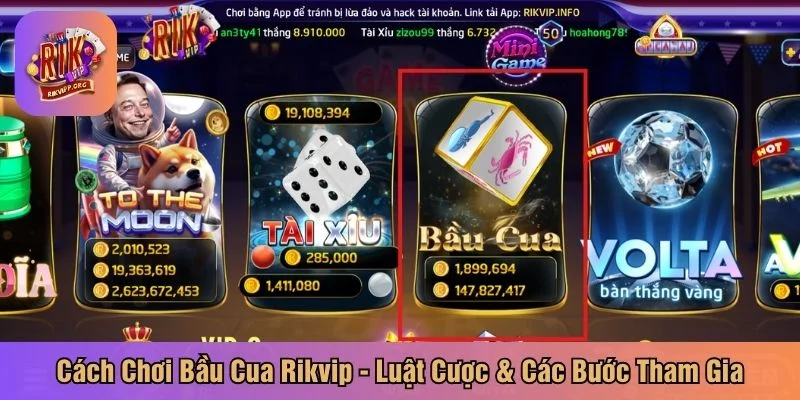 Cách chơi bầu cua