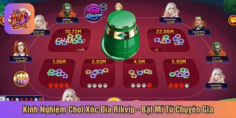 kinh nghiệm chơi xóc đĩa