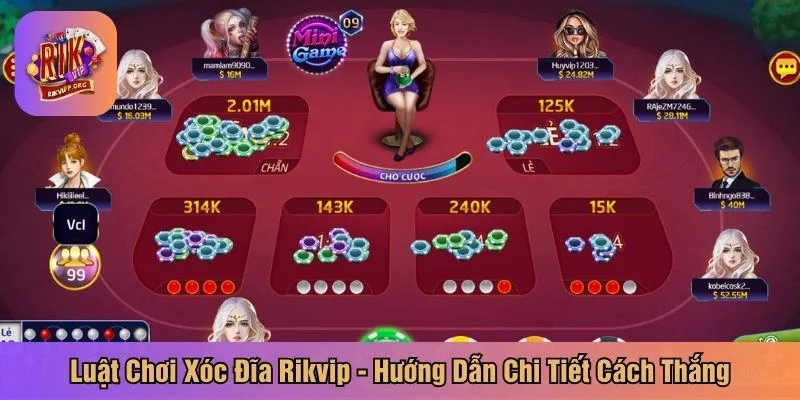 luật chơi xóc đĩa