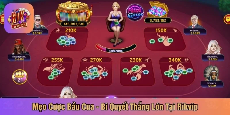 Mẹo cược bầu cua