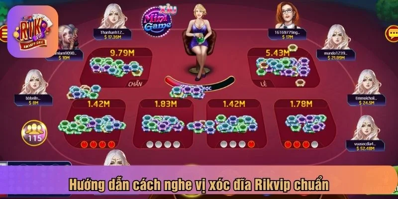 Muốn nghe vị xóc đĩa chuẩn người chơi phải rèn luyện nhiều