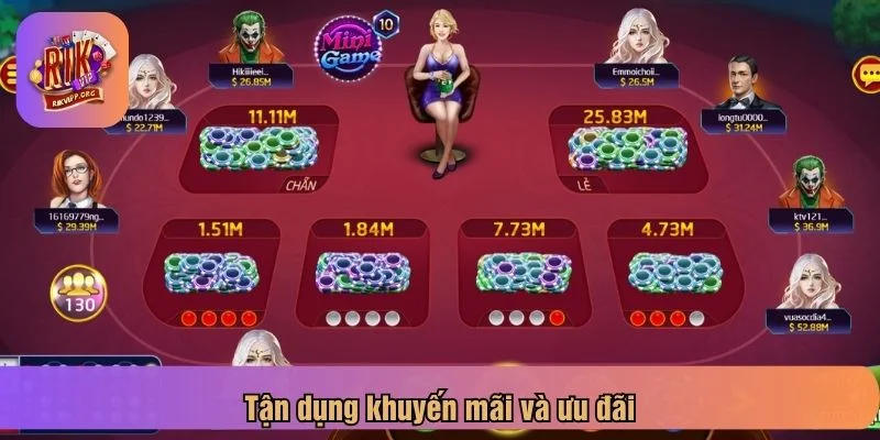 Tận dụng khuyến mãi từ Rikvip để gia tăng lợi nhuận