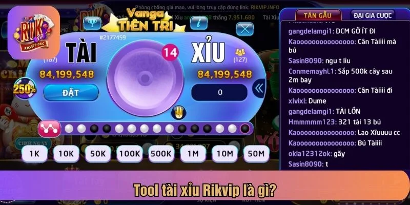 Tool tài xỉu Rikvip là phần mềm hỗ trợ người chơi