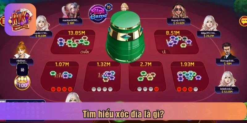 Xóc đĩa là game được yêu thích tại Rikvip